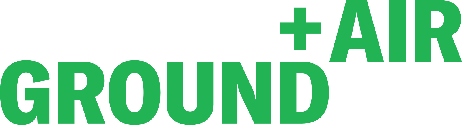 Words Ground + Air in Green